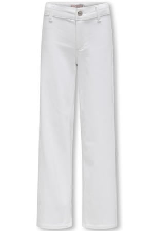 KOGSYLVIE wide leg jeans wit