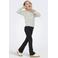 KIDS ONLY MINI super skinny gebreide gestreepte longsleeve - ecru/blauw