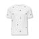 KIDS ONLY GIRL T-shirt met borduursels en hartjes - wit/rood