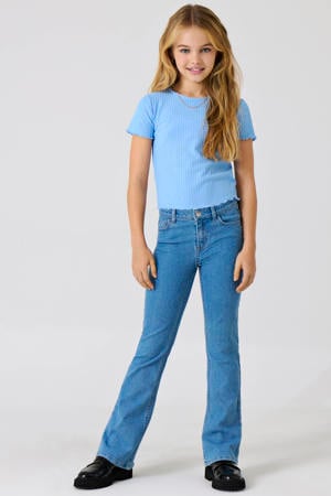 KOGHUSH flared jeans light blue denim