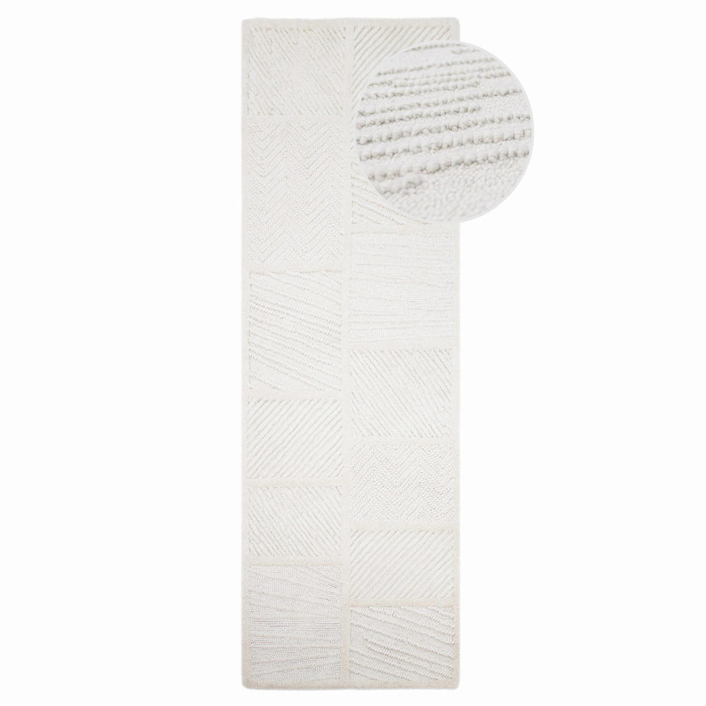 Flair Rugs vloerkleed wol (230X80 cm)
