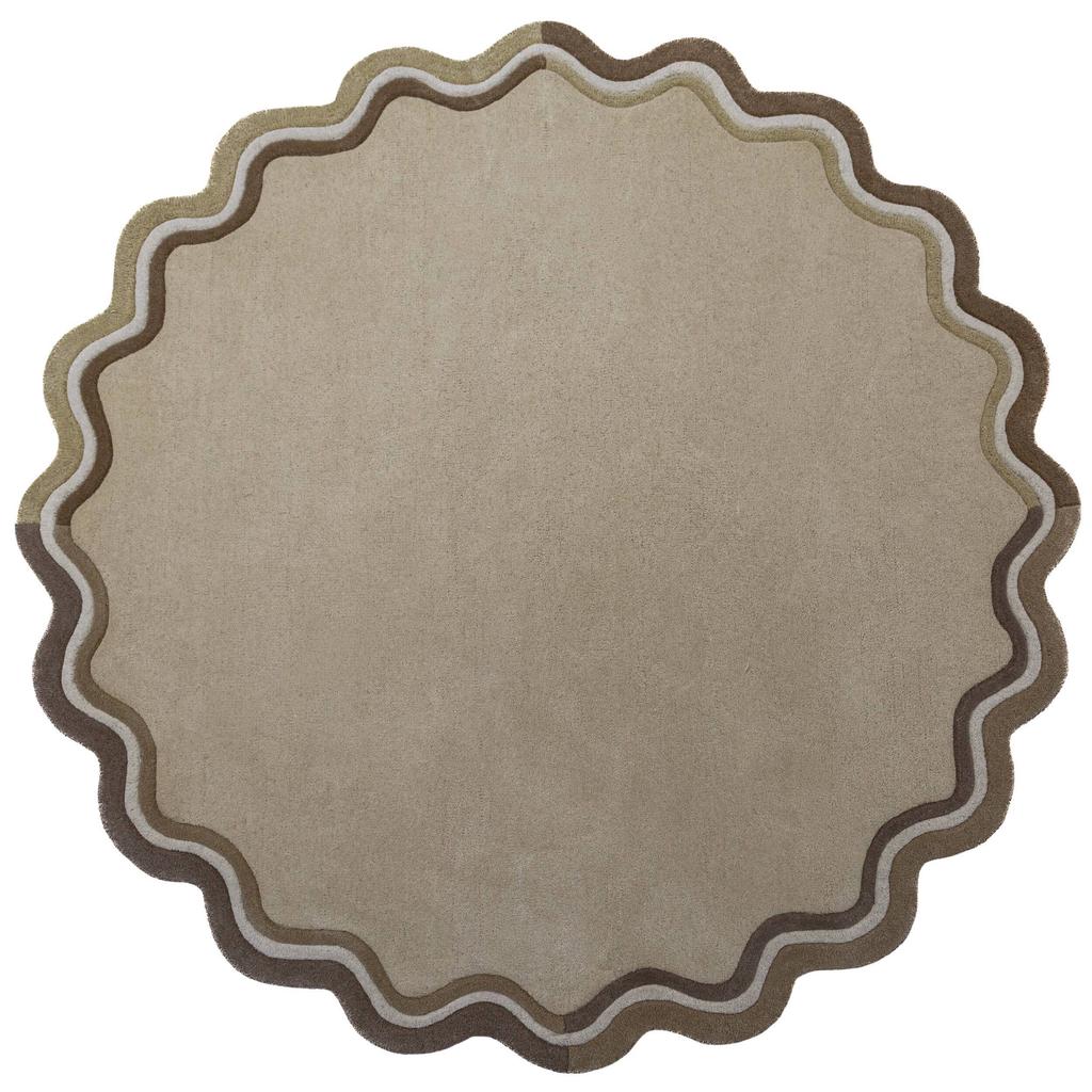 Flair Rugs vloerkleed wol (Ø180 cm)