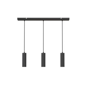 pendel 3L Balk GU10 220-240V Zwart