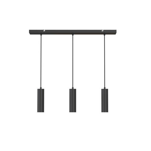 Calex pendel 3L Balk GU10 220-240V Zwart afbeelding