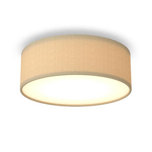 plafondlamp Fabric 30CM 1L Rond E27 220-240V Taupe