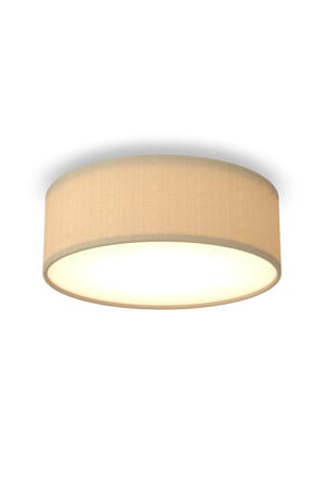 plafondlamp Fabric 30CM 1L Rond E27 220-240V Taupe