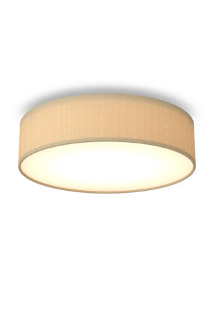 plafondlamp Fabric 40CM 1L Rond E27 220-240V Taupe