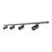 Calex tracklight 2M 4 spots 220-240V Zwart