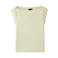 LMTD T-shirt met textuur lichtgeel