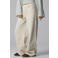 LMTD NLFHYEDSTUD wide leg jeans beige