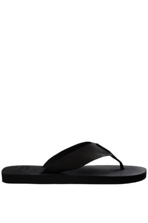 teenslippers - zwart