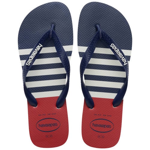 Havaianas teenslippers donkerblauw/rood