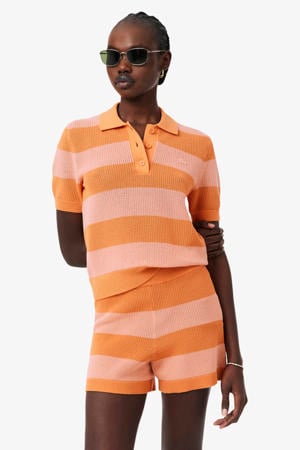 gestreept T-shirt - oranje