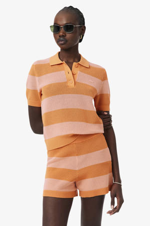 gestreept T-shirt - oranje