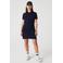 Lacoste T-shirtjurk korte jurk donkerblauw