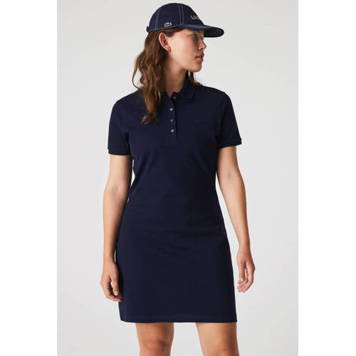 Lacoste T-shirtjurk korte jurk donkerblauw afbeelding