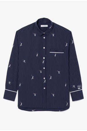 gestreepte blouse donkerblauw