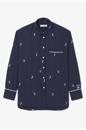 gestreepte blouse donkerblauw