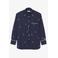 Lacoste gestreepte blouse donkerblauw