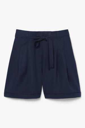 regular high waist casual short donkerblauw