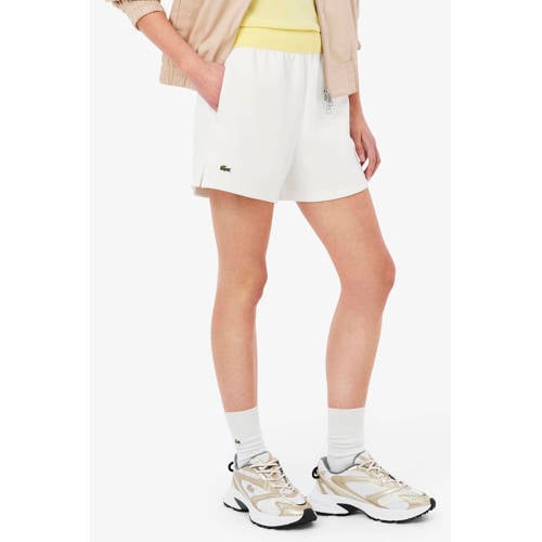 Lacoste relaxed regular waist casual short ecru afbeelding