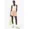 Lacoste baggy high waist gestreepte casual short met linnen oranje
