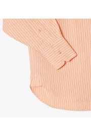 thumbnail: Lacoste gestreepte blouse met linnen oranje