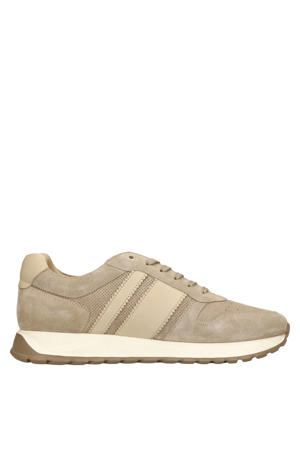 suède sneakers beige