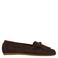 Manfield suède mocassins bruin