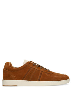 suède sneakers cognac
