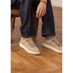 nubuck sneakers beige