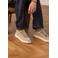 Manfield nubuck sneakers beige