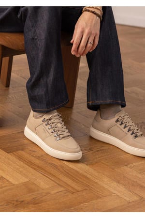 nubuck sneakers beige