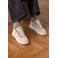 Manfield nubuck sneakers ecru