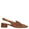 Manfield suède slingback loafers bruin