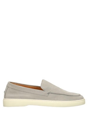suède loafers grijs