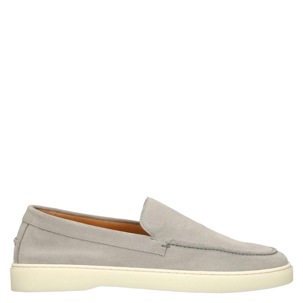 Grijze heren Manfield suède loafers