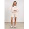 NUKUS regular high waist denim short beige