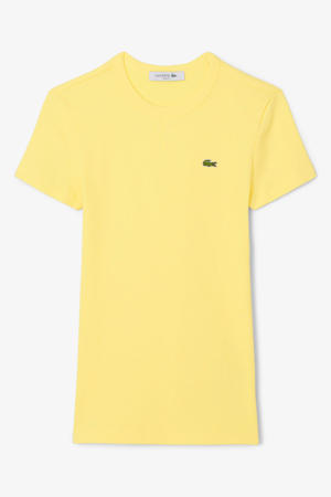 T-shirt geel rib gebreid