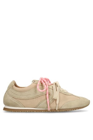 suède sneakers beige
