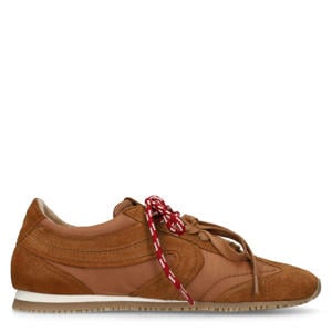 suède sneakers cognac