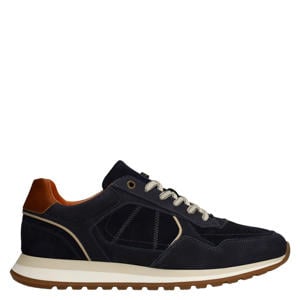 nubuck sneakers donkerblauw