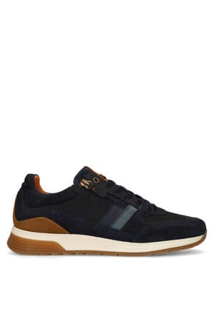 nubuck sneakers donkerblauw