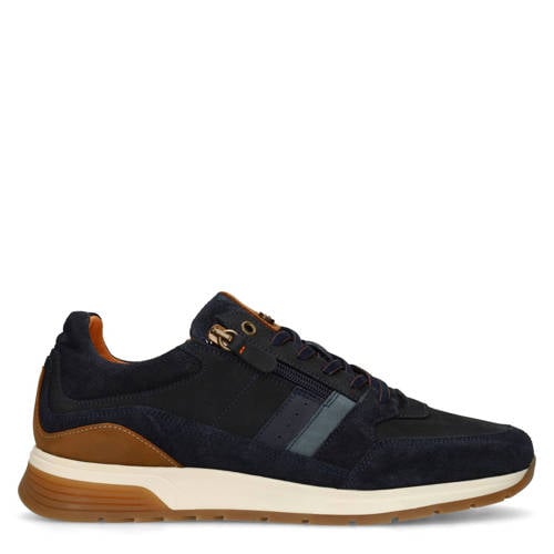 No Stress nubuck sneakers donkerblauw afbeelding