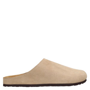 suède clogs beige