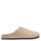 Manfield suède clogs beige