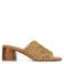 Manfield raffia muiltjes beige
