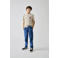 ONLY & SONS JUNIOR T-shirt met backprint beige
