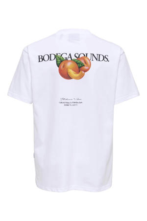 T-shirt met backprint wit