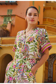 thumbnail: Esqualo gebloemde blouse multi